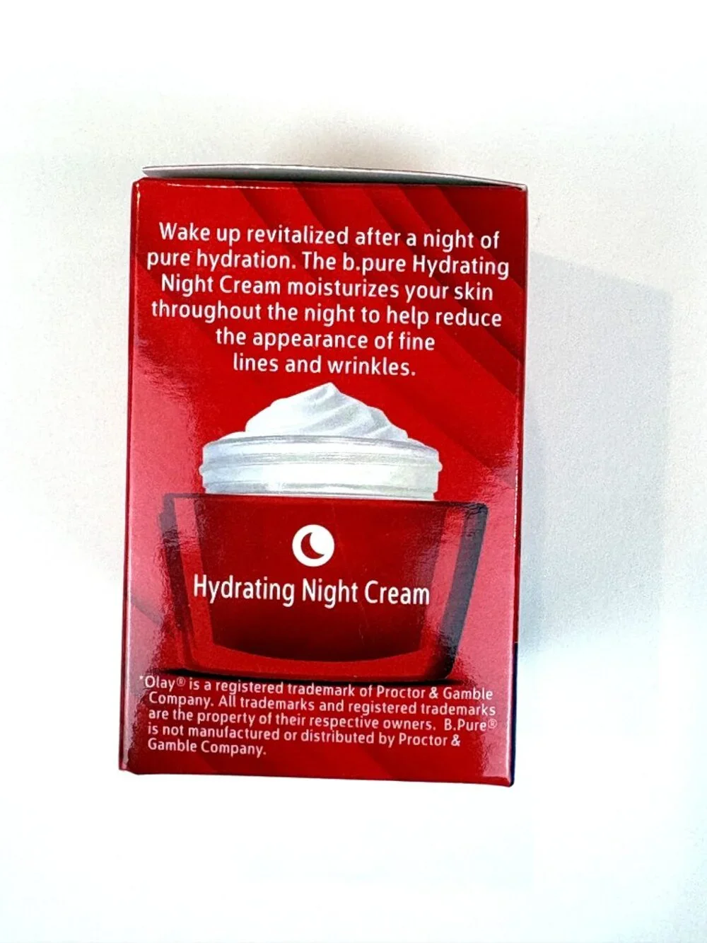 b.pure Revitalizing Hydrating Night Cream 1.41 oz (40 g) jar. New
